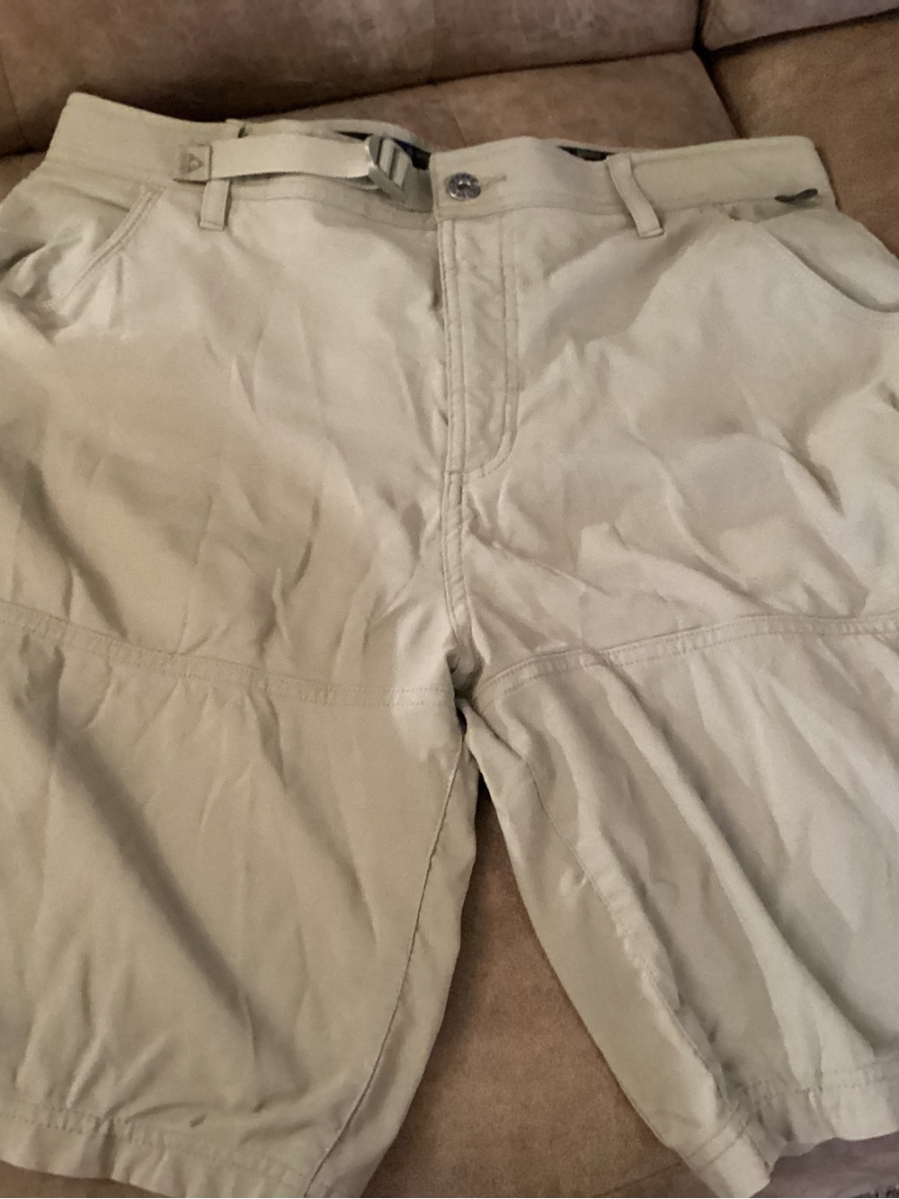 Gerry brand  Beige Outdoor Cargo Shorts with Black Waistband
